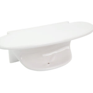 Combination Shelf and Soapholder white