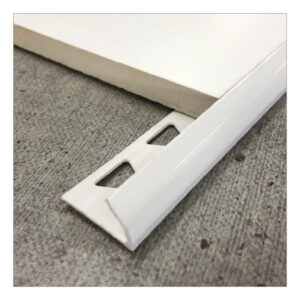 PVC Tile Trim - White