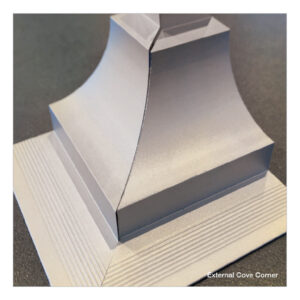 External Cove Corner Matte Silver