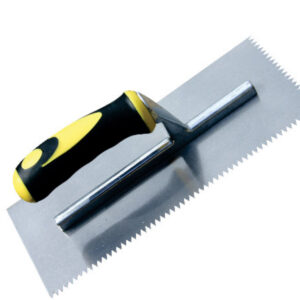 Stainless Steel "V" Notch Maxi Grip Trowel  1.6mm