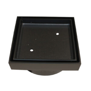 Matte Black Tile Insert Drain (Watermarked) 80mm dia outlet
